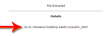 خارج کردن فایل از حالت فشرده در دایرکت ادمین