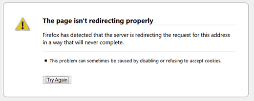 the page is not redirecting properly
